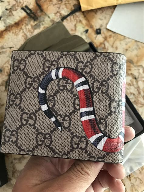 gucci snake wallet|gucci snake wallet review.